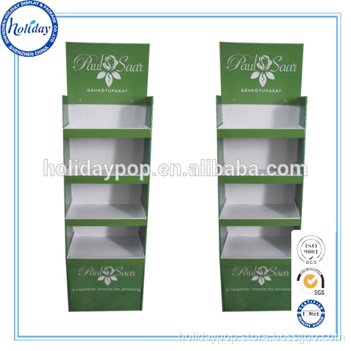 Cardboard floor displays, retail product display stands, multi tier floor display